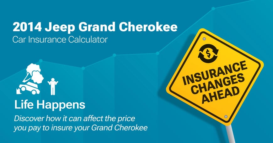 2014 Jeep Grand Cherokee car insurance calculator image
