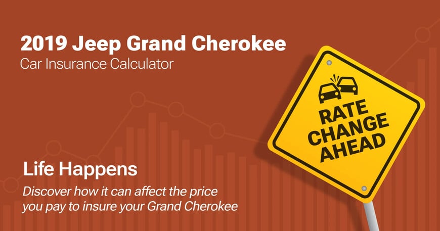 2019 Jeep Grand Cherokee car insurance calculator image