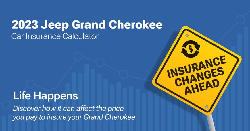 2023 Jeep Grand Cherokee car insurance calculator image