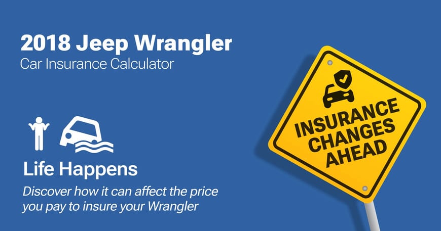 2018 Jeep Wrangler car insurance calculator image