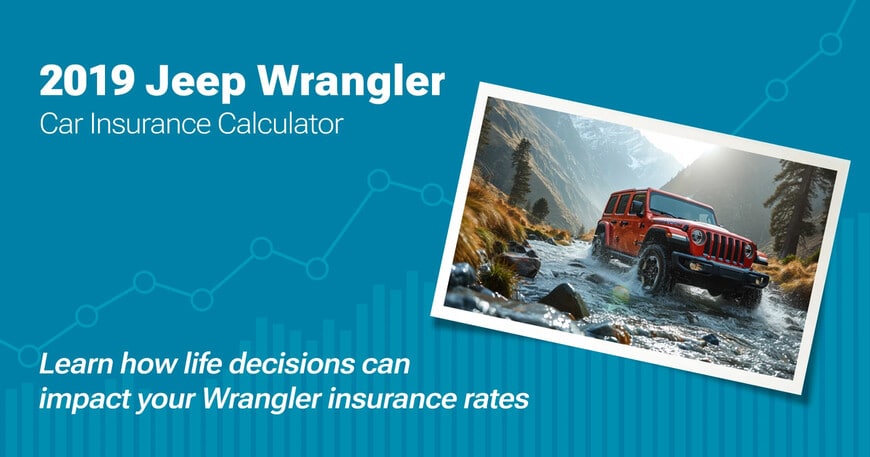 2019 Jeep Wrangler car insurance calculator image