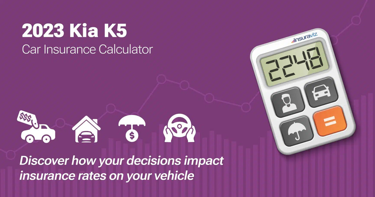 2023 Kia K5 Car Insurance Calculator with Rate Insights