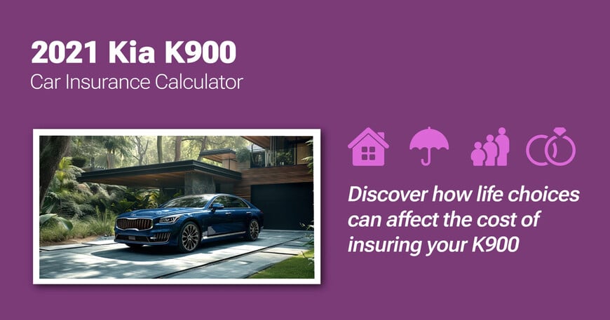 2021 Kia K900 car insurance calculator image