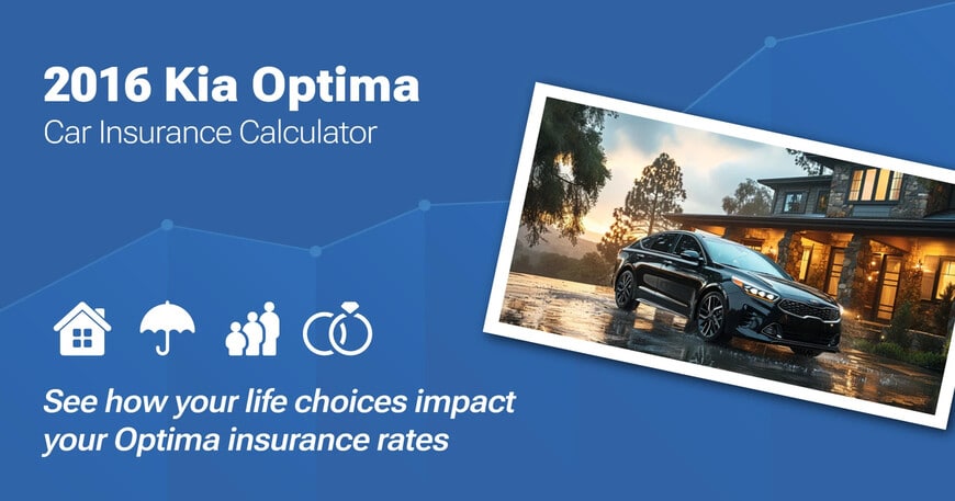 2016 Kia Optima car insurance calculator image
