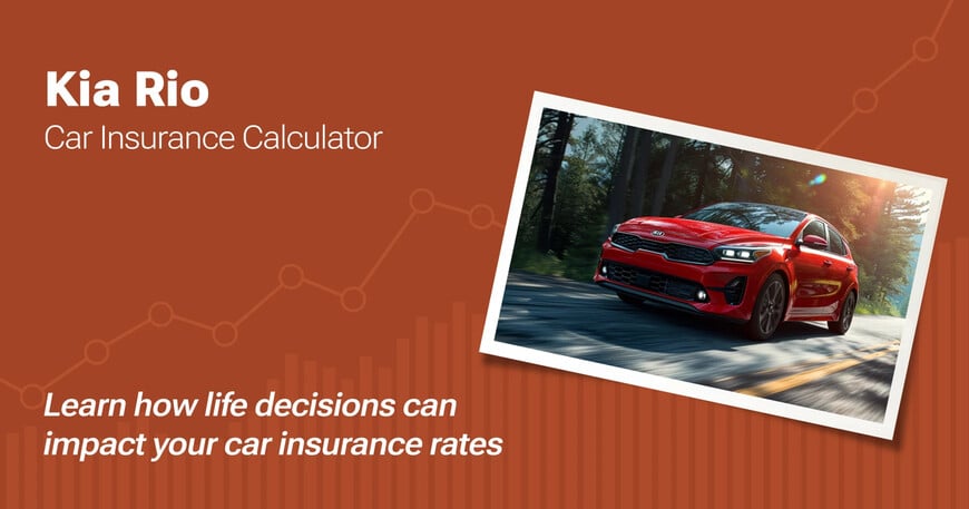 Kia Rio car insurance calculator image