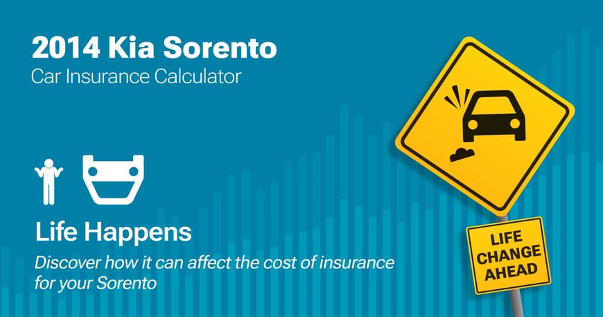 2014 Kia Sorento car insurance calculator image