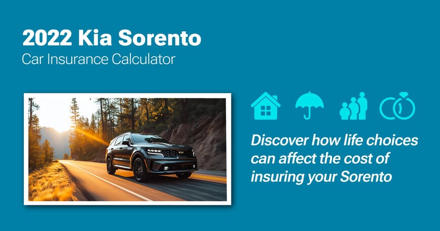 2022 Kia Sorento car insurance calculator image
