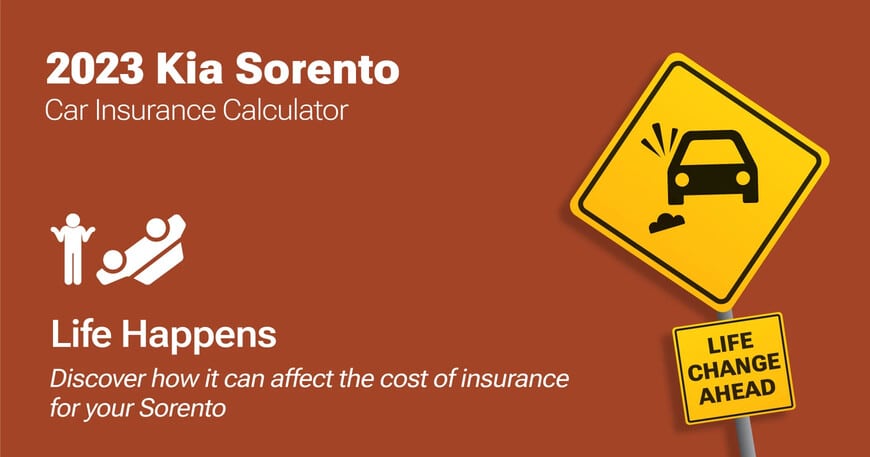 2023 Kia Sorento car insurance calculator image