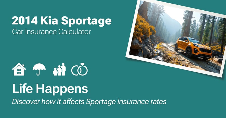 2014 Kia Sportage car insurance calculator image