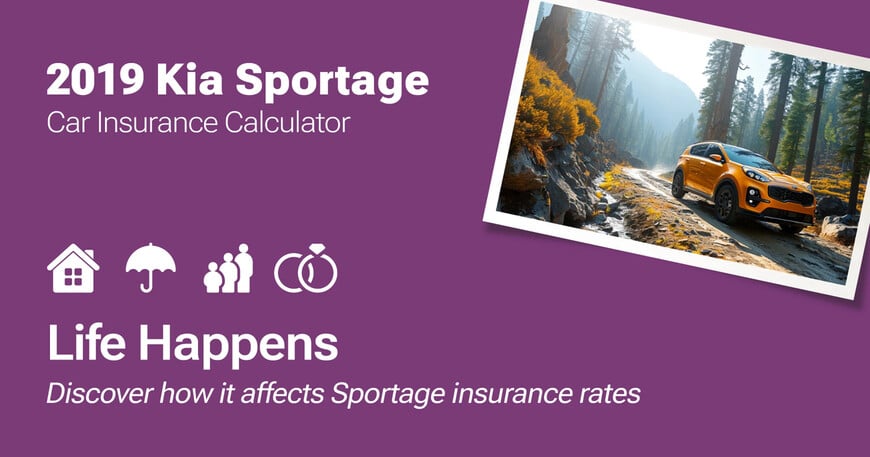 2019 Kia Sportage car insurance calculator image