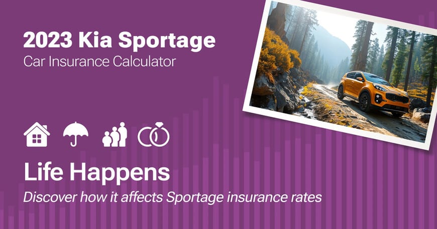2023 Kia Sportage car insurance calculator image
