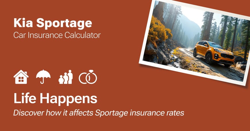 Kia Sportage car insurance calculator image