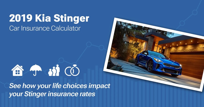2019 Kia Stinger car insurance calculator image