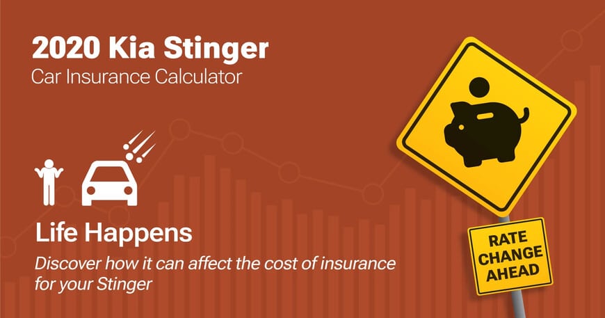 2020 Kia Stinger car insurance calculator image