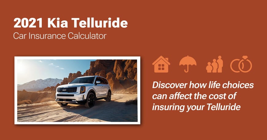 2021 Kia Telluride car insurance calculator image