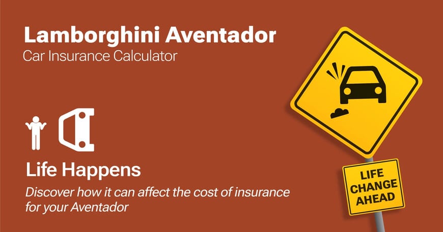 Lamborghini Aventador car insurance calculator image