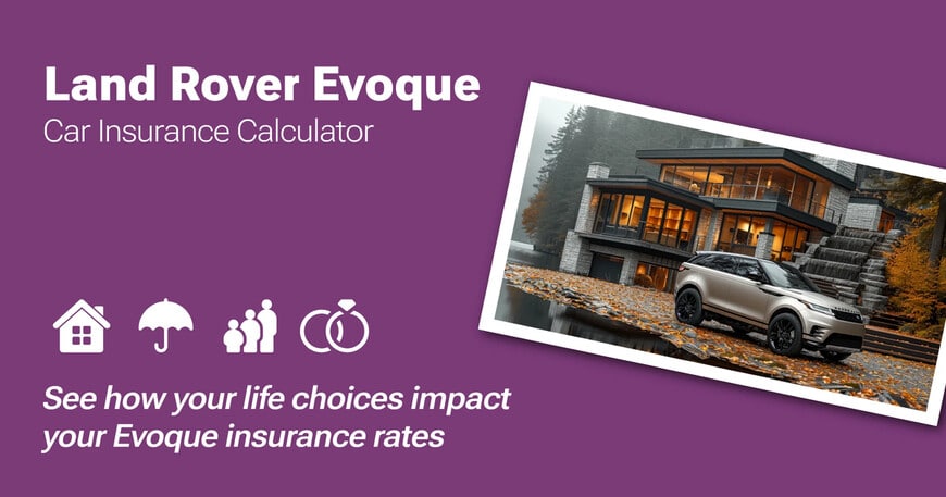 Land Rover Evoque car insurance calculator image