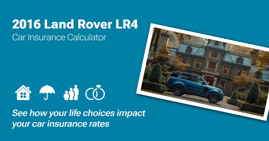 2016 Land Rover LR4 car insurance calculator image