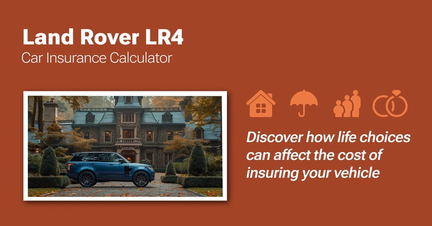 Land Rover LR4 car insurance calculator image