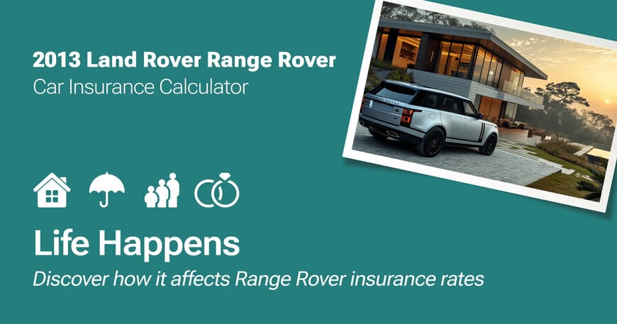 2013 Land Rover Range Rover car insurance calculator image