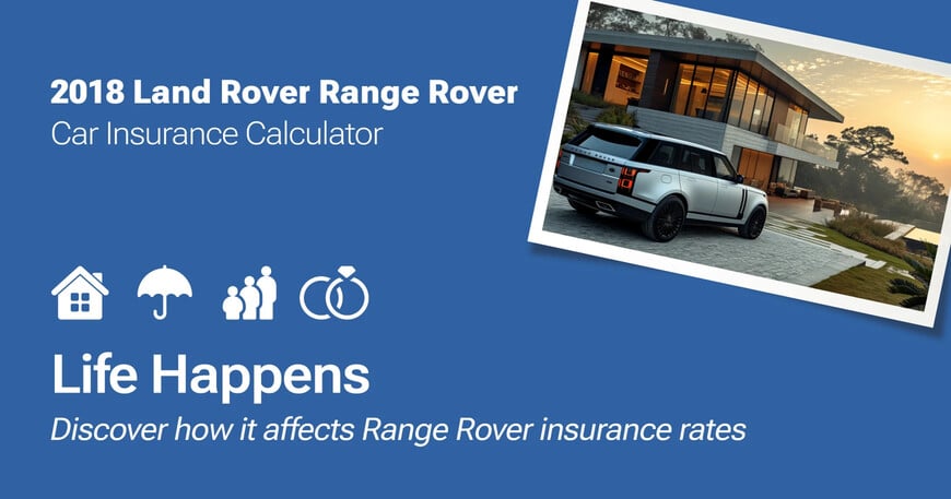 2018 Land Rover Range Rover car insurance calculator image