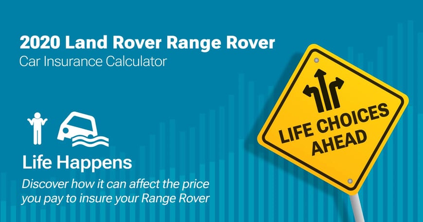 2020 Land Rover Range Rover car insurance calculator image
