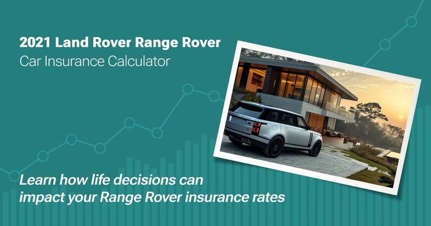 2021 Land Rover Range Rover car insurance calculator image