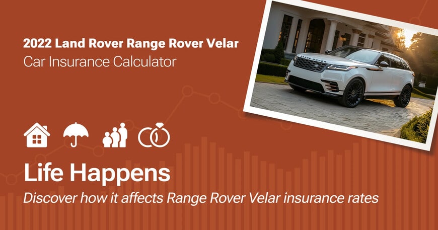 2022 Land Rover Range Rover Velar car insurance calculator image