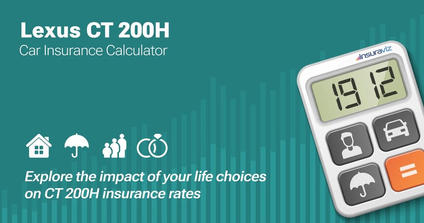 Lexus CT 200H car insurance calculator image