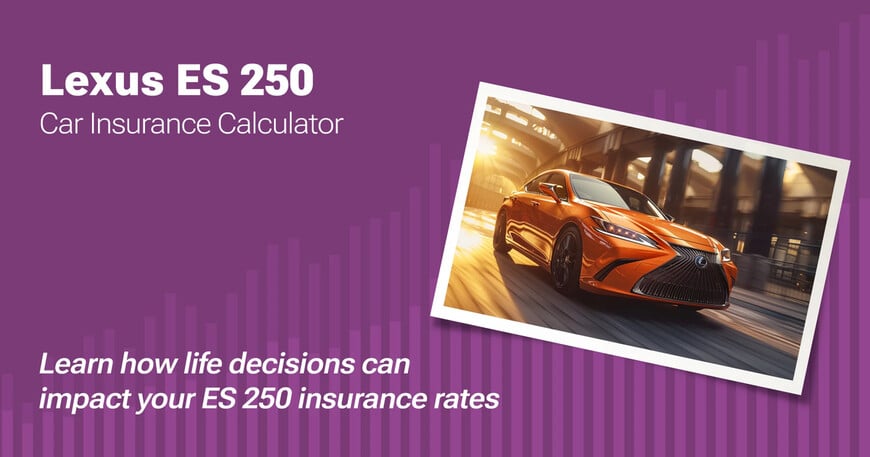 Lexus ES 250 car insurance calculator image
