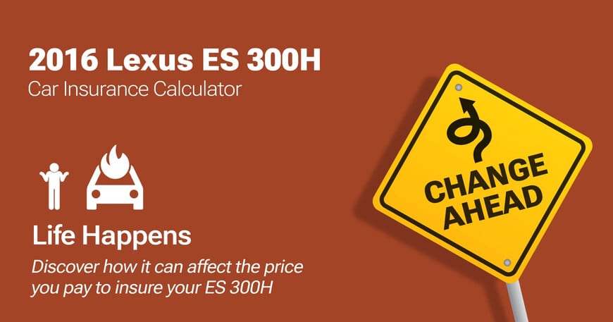 2016 Lexus ES 300h car insurance calculator image