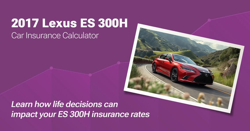 2017 Lexus ES 300h car insurance calculator image