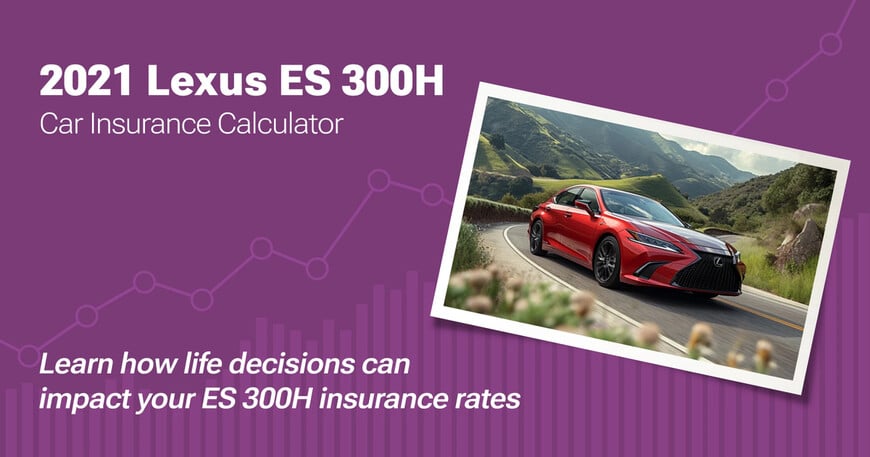 2021 Lexus ES 300h car insurance calculator image