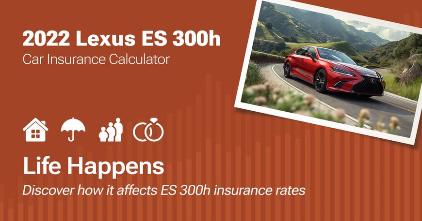 2022 Lexus ES 300h car insurance calculator image