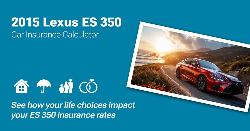 2015 Lexus ES 350 car insurance calculator image