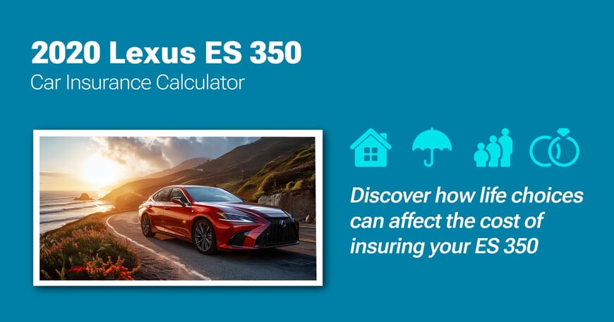 2020 Lexus ES 350 car insurance calculator image