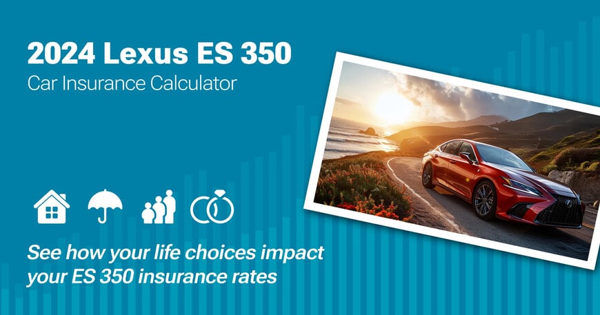 2024 Lexus ES 350 car insurance calculator image