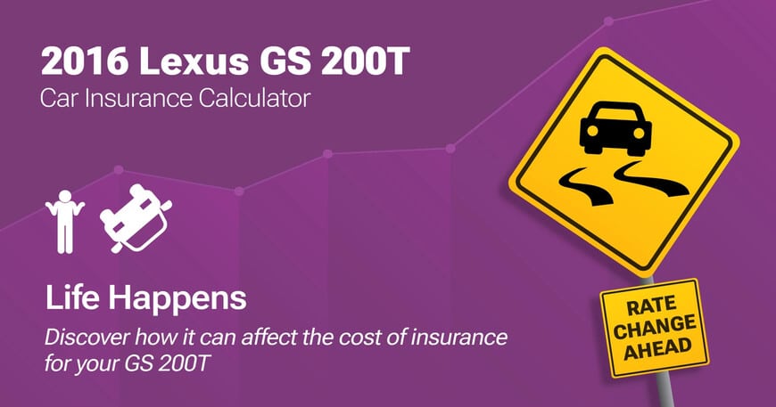 2016 Lexus GS 200T car insurance calculator image