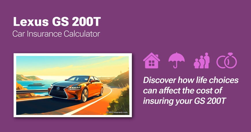 Lexus GS 200T car insurance calculator image