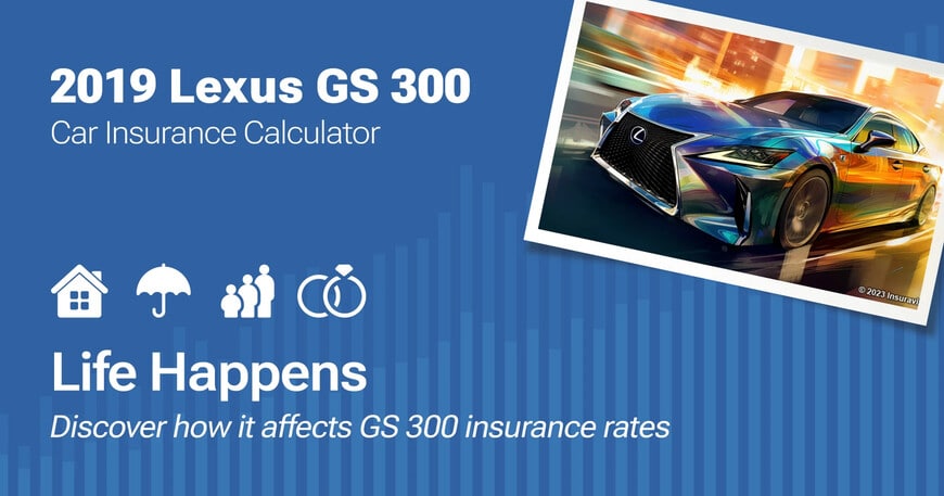 2019 Lexus GS 300 car insurance calculator image