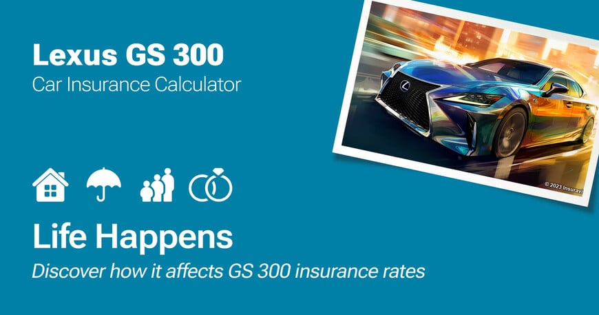 Lexus GS 300 car insurance calculator image