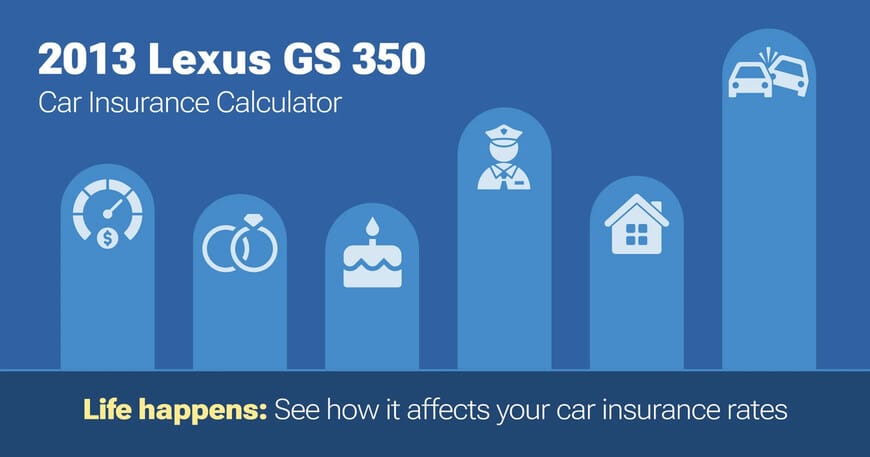 2013 Lexus GS 350 car insurance calculator image