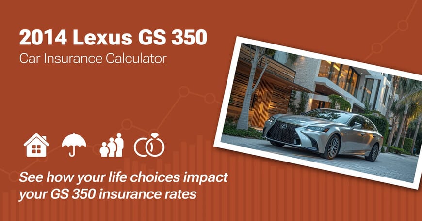 2014 Lexus GS 350 car insurance calculator image