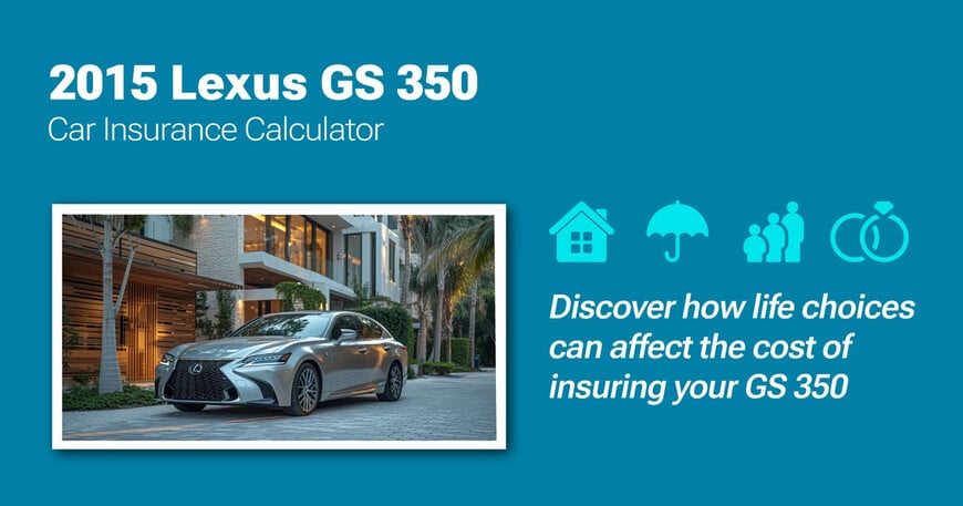 2015 Lexus GS 350 car insurance calculator image