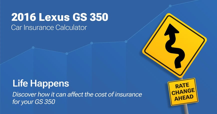 2016 Lexus GS 350 car insurance calculator image