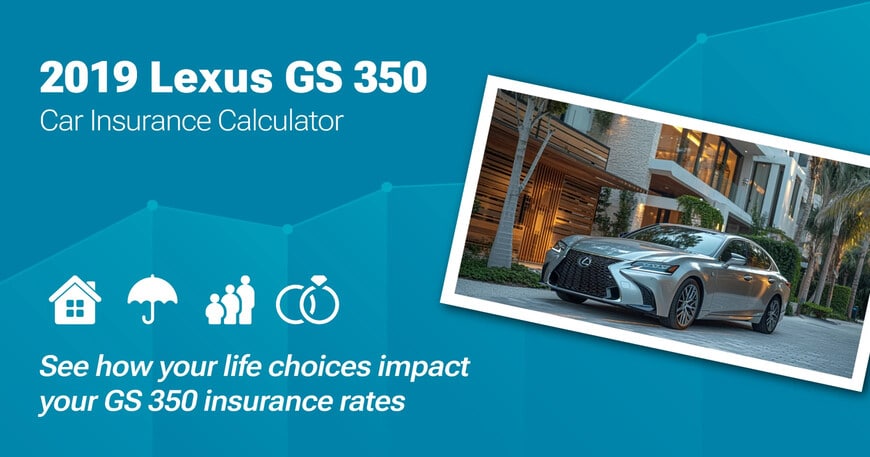 2019 Lexus GS 350 car insurance calculator image