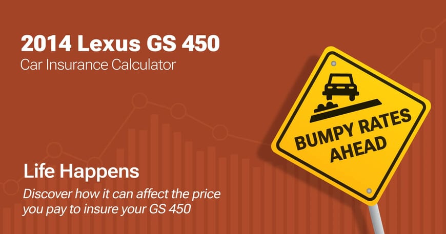 2014 Lexus GS 450 car insurance calculator image