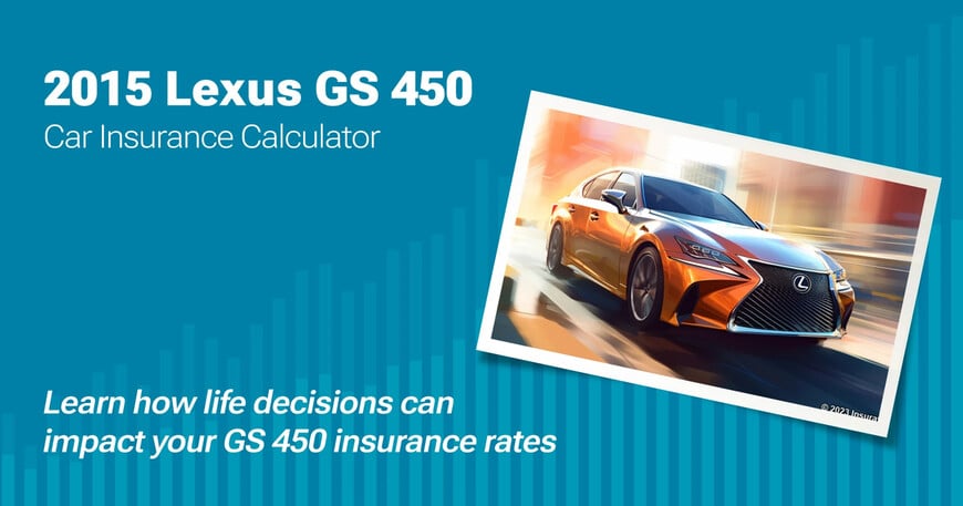 2015 Lexus GS 450 car insurance calculator image