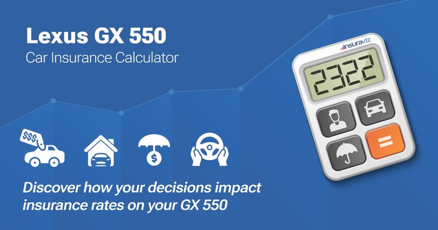 Lexus GX 550 car insurance calculator image