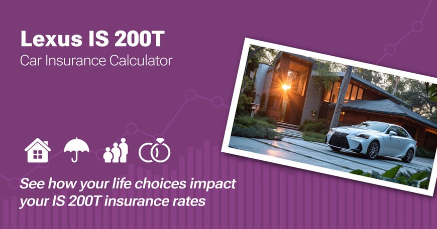Lexus IS 200T car insurance calculator image